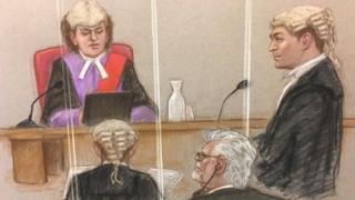 Rolf Harris court sketch
