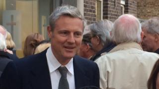 Zac Goldsmith at the meeting