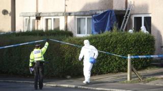 Police at scene