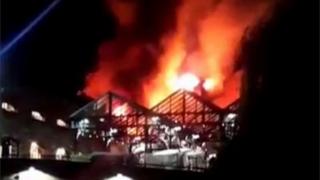 Camden Lock Market fire