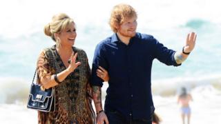 Ed Sheeran and Emily Symons