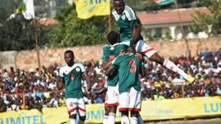 Abakinyi b'umugwi Intamba w'Uburundi bigina intsinzi