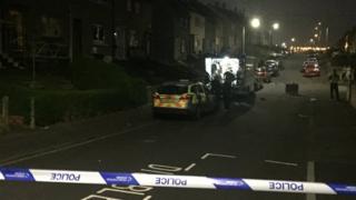 bomb squad outside Blantyre house