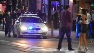 Police car in Broad Street