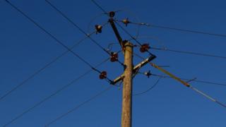 The planned cable poles will be 15m (49ft) tall