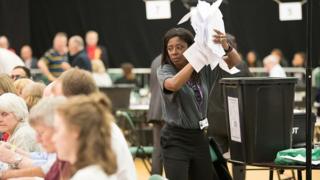 Le dépouillement en cours à Maidenhead