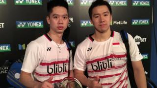 Di perempat final, Kevin/Marcus berhadapan dengan unggulan keempat dari Cina, Chai Biao/Hong Wei.