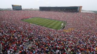 Zaidi ya watu 100,000 walijitokeza Manchester United walipocheza dhidi ya Real Madrid Michigan mwaka 2014