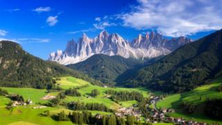 Montañas en Tirol del Sur.
