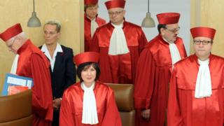German Constitutional Court judges - file pic