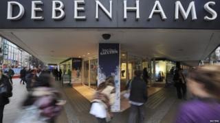 Debenhams store