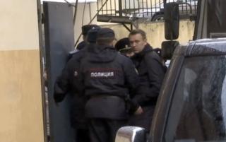 Олексій Навальний у Тверському суді Москви