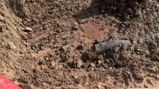 Unexploded bomb