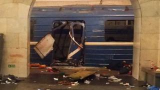 Sankt-Peterburqda metroda törədilən partlayış