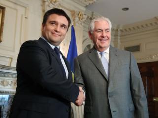 Павло Клімкін і Рекс Тіллерсон