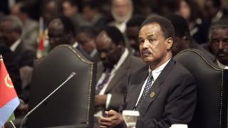 Issayas Afeworki, président de l'Erythrée