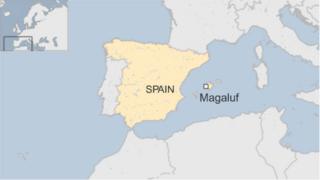 Map of Magaluf