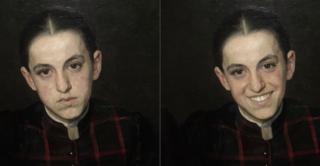 One of the artworks given a smile by Olly Gibbs