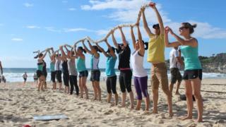 Participants in a Dangerously Fit class