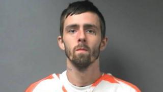 A handout photo made available by the Walker County Sheriff"s Office shows inmate Brady Andrew Kilpatrick, in Jasper, Alabama