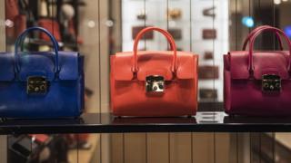A generic image of handbags