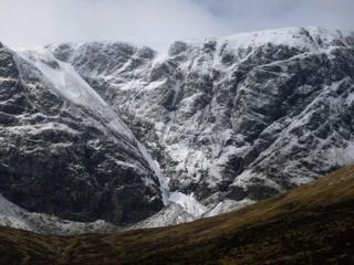 The Post Face of Coire Ardair at creag Meagaidh on 15 April