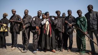 Des villageois organisés pour combattre Boko Haram au Nigeria (illustration)