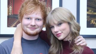 Ed Sheeran and Taylor Swift