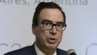 US Treasury Secretary Steven Mnuchin