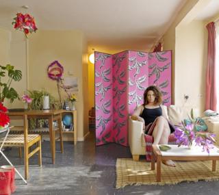 Victoria in her flat