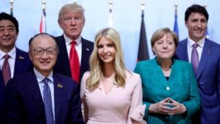 Ivanka Trump acagatiwe n'abategetsi b'ibihugu vya G20