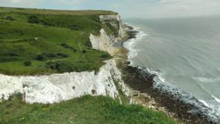 Cliffs at Langdon Bay