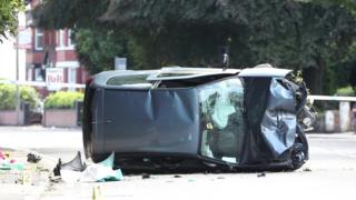 Car involved in Stockport high-speed crash