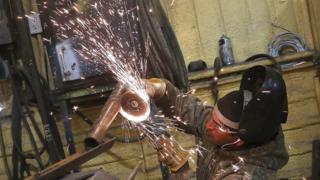 US factory worker