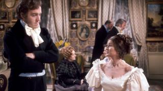 Michael Jayston as Edward Rochester Stephanie Beacham as Blanche Ingram. Mid 19th century England