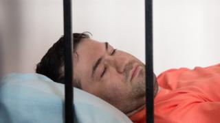 Роман Насіров у залі суду
