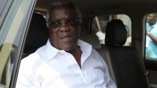 Sao Tome and Principe's incumbent President Manuel Pinto da Costa. Photo: July 2016