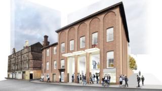 Artist impression of how the building will look after the revamp