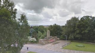 War memorial in Monastery Street, Dunfermline