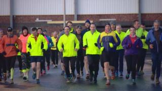 Leven Las Vegas runners
