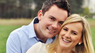Kamil Rebacz and his fiancee Beata: