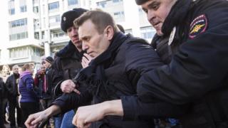 Задержание Алексея Навального