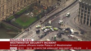 Britaniya parlament binosi oldida otishma