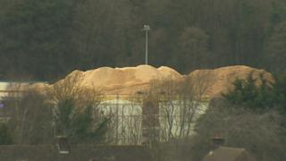 Woodchip at Kronospan factory