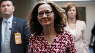 Gina Haspel, nominee to be director of the CIA, visits the Hart Senate Office Building for meetings with senators May 7, 2018