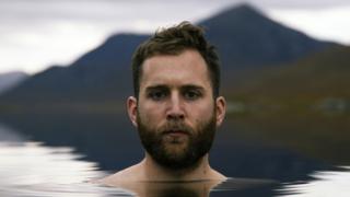 Calum Maclean in Loch Loyne