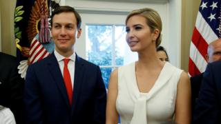 Babban mai bada shawara ga fadar White House, Jared Kushner da matarsa Ivanka Trump