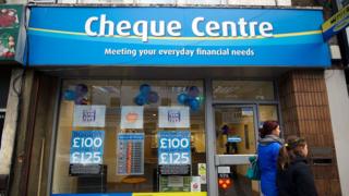 Cheque Centre branch