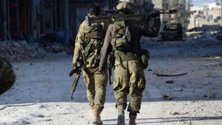 El Bab'da ÖSO güçleri