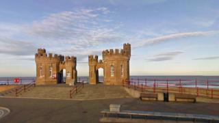 Withernsea pier gates